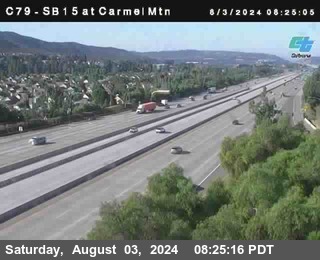 NB 15 at Carmel Mountain Rd.