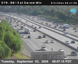 NB 15 at Carmel Mountain Rd.