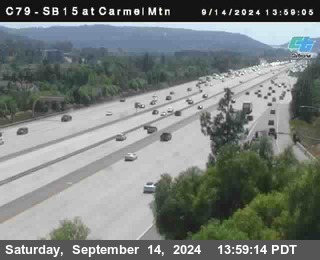 NB 15 at Carmel Mountain Rd.