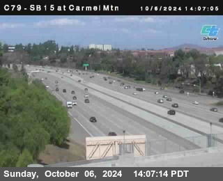 NB 15 at Carmel Mountain Rd.