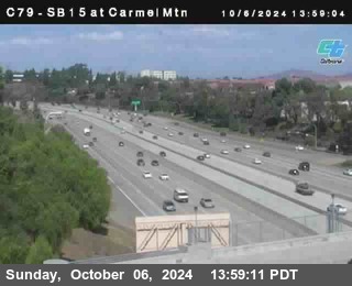 NB 15 at Carmel Mountain Rd.