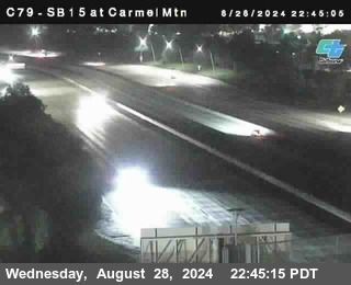 NB 15 at Carmel Mountain Rd.