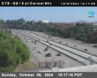 NB 15 at Carmel Mountain Rd.