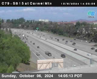 NB 15 at Carmel Mountain Rd.