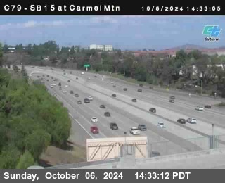 NB 15 at Carmel Mountain Rd.