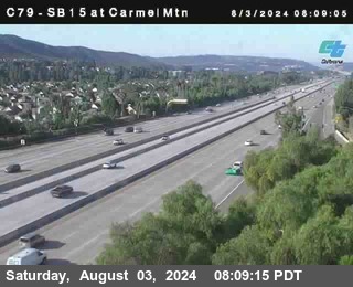 NB 15 at Carmel Mountain Rd.