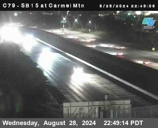 NB 15 at Carmel Mountain Rd.