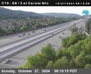 NB 15 at Carmel Mountain Rd.