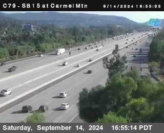 NB 15 at Carmel Mountain Rd.