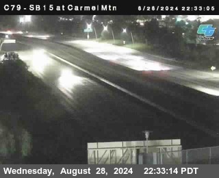 NB 15 at Carmel Mountain Rd.