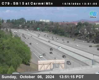 NB 15 at Carmel Mountain Rd.