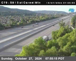 NB 15 at Carmel Mountain Rd.