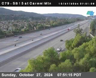 NB 15 at Carmel Mountain Rd.