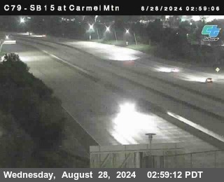 NB 15 at Carmel Mountain Rd.