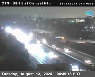 NB 15 at Carmel Mountain Rd.