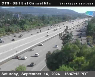 NB 15 at Carmel Mountain Rd.