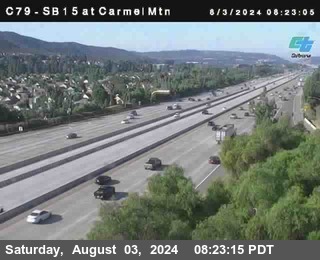 NB 15 at Carmel Mountain Rd.