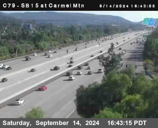 NB 15 at Carmel Mountain Rd.