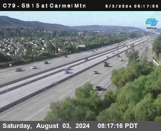 NB 15 at Carmel Mountain Rd.