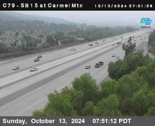 NB 15 at Carmel Mountain Rd.