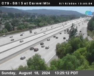 NB 15 at Carmel Mountain Rd.