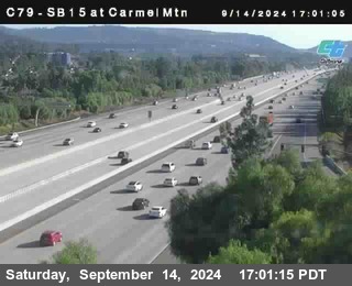 NB 15 at Carmel Mountain Rd.