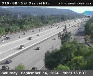 NB 15 at Carmel Mountain Rd.