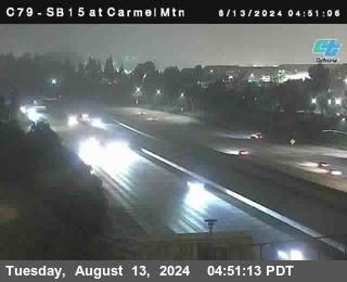 NB 15 at Carmel Mountain Rd.