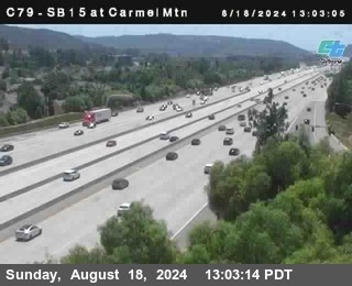 NB 15 at Carmel Mountain Rd.