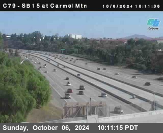 NB 15 at Carmel Mountain Rd.