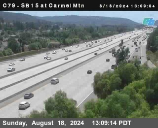 NB 15 at Carmel Mountain Rd.