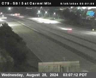 NB 15 at Carmel Mountain Rd.