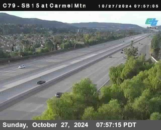 NB 15 at Carmel Mountain Rd.