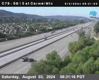 NB 15 at Carmel Mountain Rd.