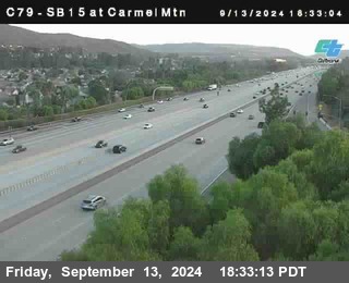 NB 15 at Carmel Mountain Rd.