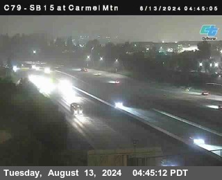 NB 15 at Carmel Mountain Rd.