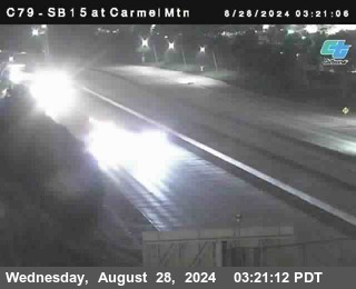 NB 15 at Carmel Mountain Rd.