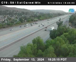 NB 15 at Carmel Mountain Rd.