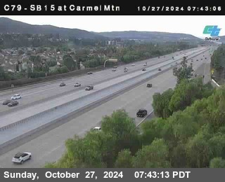 NB 15 at Carmel Mountain Rd.