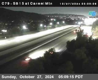 NB 15 at Carmel Mountain Rd.