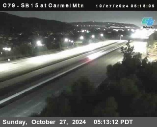 NB 15 at Carmel Mountain Rd.