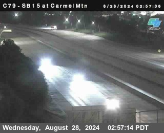 NB 15 at Carmel Mountain Rd.