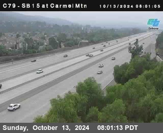 NB 15 at Carmel Mountain Rd.