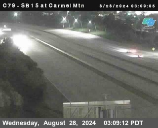 NB 15 at Carmel Mountain Rd.