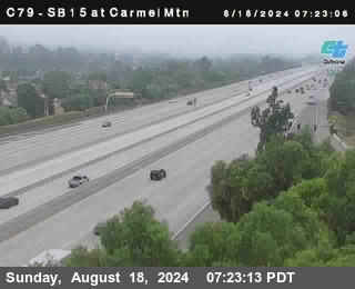 NB 15 at Carmel Mountain Rd.