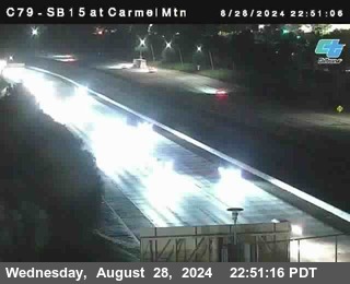 NB 15 at Carmel Mountain Rd.