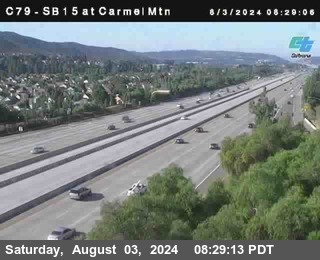 NB 15 at Carmel Mountain Rd.