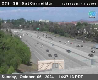 NB 15 at Carmel Mountain Rd.