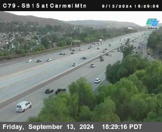 NB 15 at Carmel Mountain Rd.