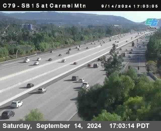 NB 15 at Carmel Mountain Rd.